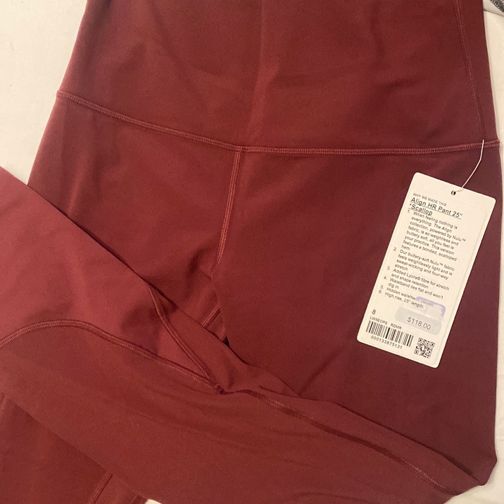 NWT ALIGN 25” SCALLOPED HEM 💕 8